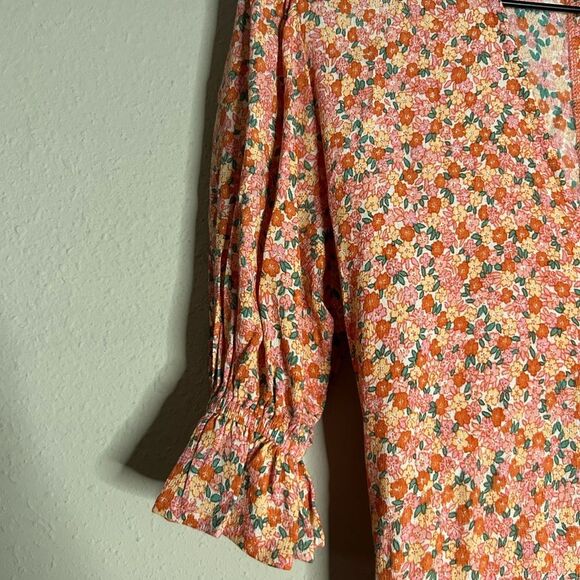 Faithfull The Brand Anka Floral Jumpsuit Size 2 - Picture 7 of 16